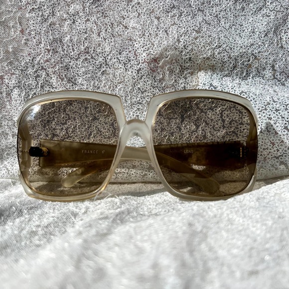 70s Opaque Oversize Square Sunglasses - Picture 1 of 11